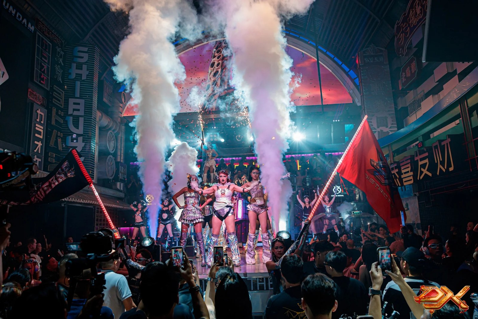 District K nightclub neon lounge in Ho Chi Minh City